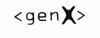 <GEN X> logo