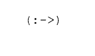 (:->) logo