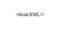 <THINKXML/> logo