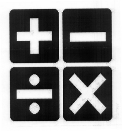+ - ÷ × logo
