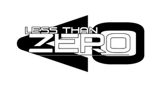 <0 LESS THAN ZERO logo