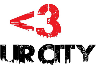 <3 UR CITY logo