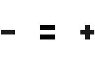 - = + logo