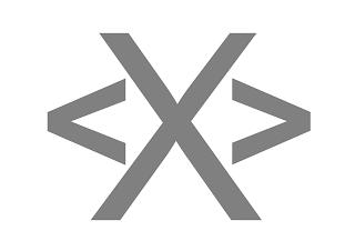 <X> logo