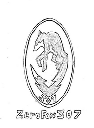 0 307 ZERO FOX 307 logo