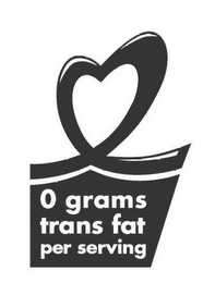 0 GRAMS TRANS FAT PER SERVING logo