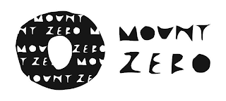 0 MOUNT ZERO MOUNT ZERO logo