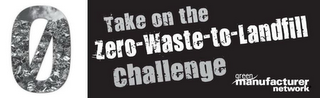 0 TAKE ON THE ZERO-WASTE-TO-LANDFILL CHALLENGE GREEN MANUFACTURER NETWORK logo