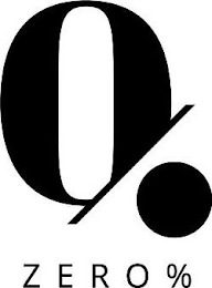 0 ZERO % logo