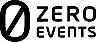 0 ZERO EVENTS logo
