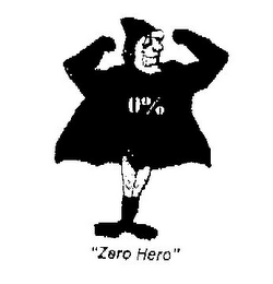 0% "ZERO HERO" logo