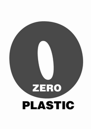 0 ZERO PLASTIC logo