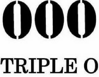 000 TRIPLE O logo