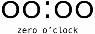00:00 ZERO O'CLOCK logo