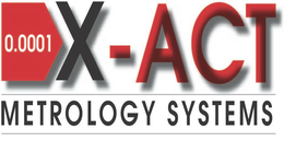 0.0001 X-ACT METROLOGY SYSTEMS logo