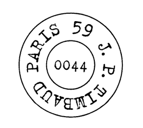 0044 59 J. P. TIMBAUD PARIS logo