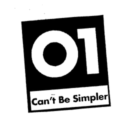 01 CAN'T BE SIMPLER logo