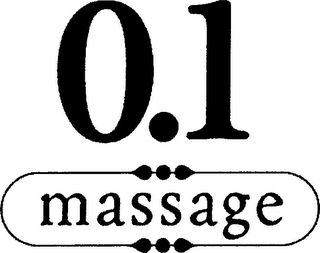 0.1 MASSAGE logo
