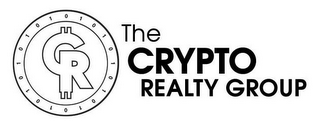 01010101010101010101 CR THE CRYPTO REALTY GROUP logo
