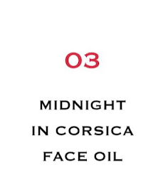 03 MIDNIGHT IN CORSICA FACE OIL logo