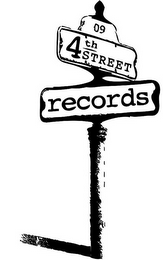 09 4TH STREET RECORDS logo