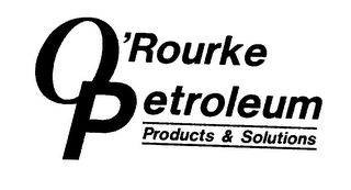 0'ROURKE PETROLEUM PRODUCTS & SOLUTIONS logo