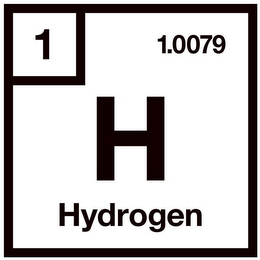 1 1.0079 H HYDROGEN logo
