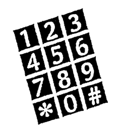 1 2 3 4 5 6 7 8 9 * 0 # logo