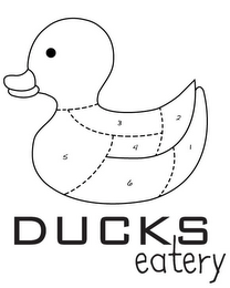 1 2 3 4 5 6 DUCKS EATERY logo
