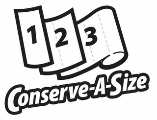 1 2 3 CONSERVE-A-SIZE logo