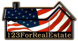 1 2 3 FOR REAL ESTATE logo