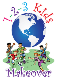 1-2-3 KIDS MAKEOVER logo