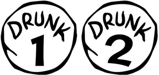 1 2 DRUNK logo