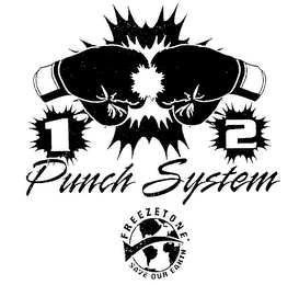 1 2 PUNCH SYSTEM FREEZETONE SAVE OUR EARTH logo