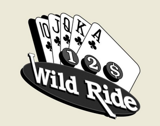 1 2 $ WILD RIDE 10 J Q K A logo