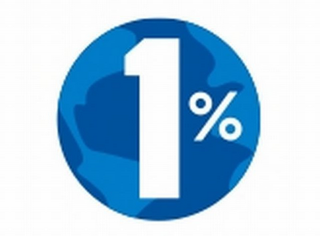 1% logo