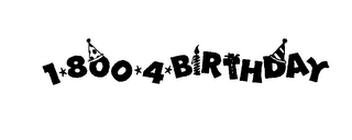 1-800-4-BIRTHDAY logo