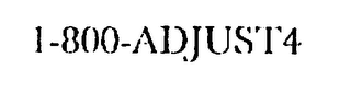 1-800-ADJUST4 logo