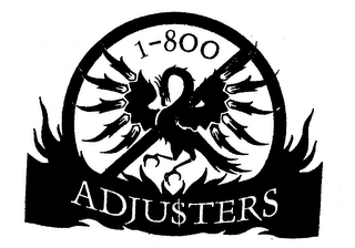 1-800 ADJUSTERS logo