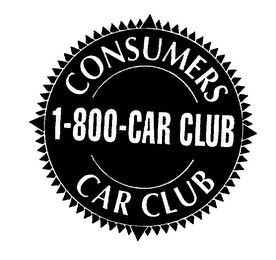 1-800-CAR-CLUB CONSUMERS CAR CLUB logo