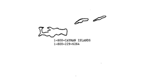 1-800-CAYMAN ISLANDS 1-800-229-6264 logo