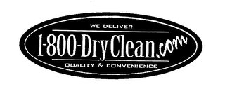 1-800-DRYCLEAN.COM WE DELIVER QUALITY & CONVENIENCE logo