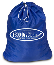 1-800-DRYCLEAN.COM WE DELIVER QUALITY & CONVENIENCE logo