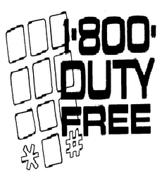 1-800 DUTY FREE logo