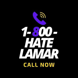 1-800-HATE LAMAR CALL NOW logo