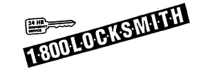 1-800-L-O-C-K-S-M-I-T-H 24 HR EMERGENCYSERVICE logo