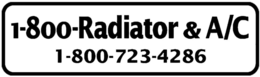 1-800-RADIATOR & A/C 1-800-723-4286 logo