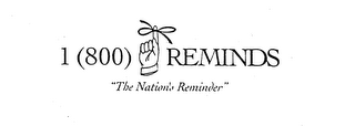 1 (800) REMINDS "THE NATION'S REMINDER" logo
