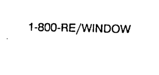 1-800-RE/WINDOW logo