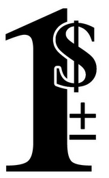 1 $ + - logo